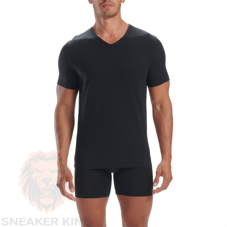 Футболка Adidas V-neck active flex cotton t-shirt 4A1M05